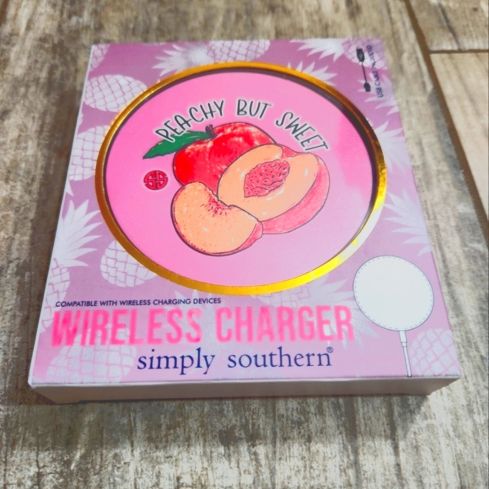 NEW Simply Southern Wirless Charger Peach